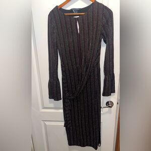 French Connection Black and metallic dress